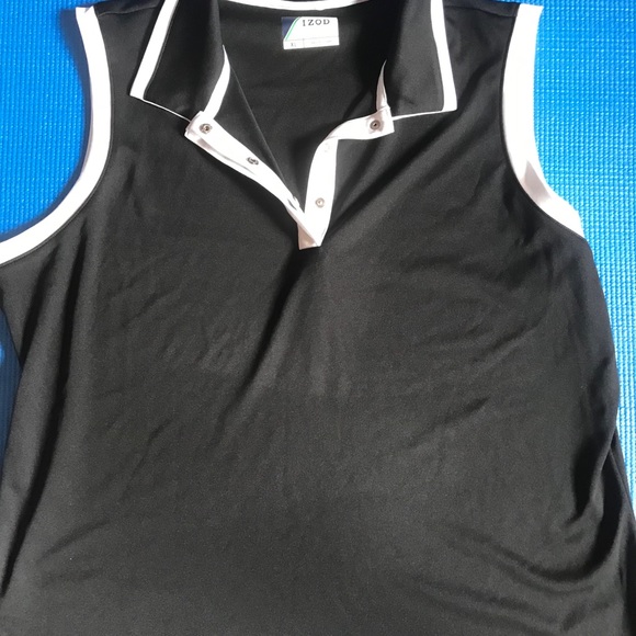 Izod ladies golf Top size XL black/white